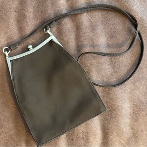 Enzo Angiolini Dark Brown Crossbody Bag